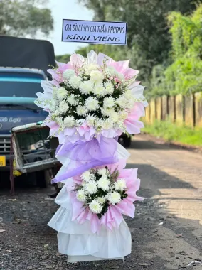 Hoa chia buồn mẫu 6